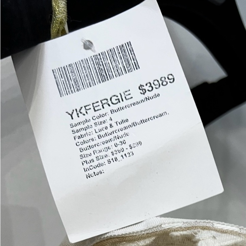 Yumi Katsura Fergie Wedding Dress in Buttercream and Nude